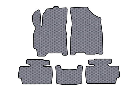 Rubber Floor Mats Carsuit (Gray) for Chery Tiggo 2 2014- - image 1