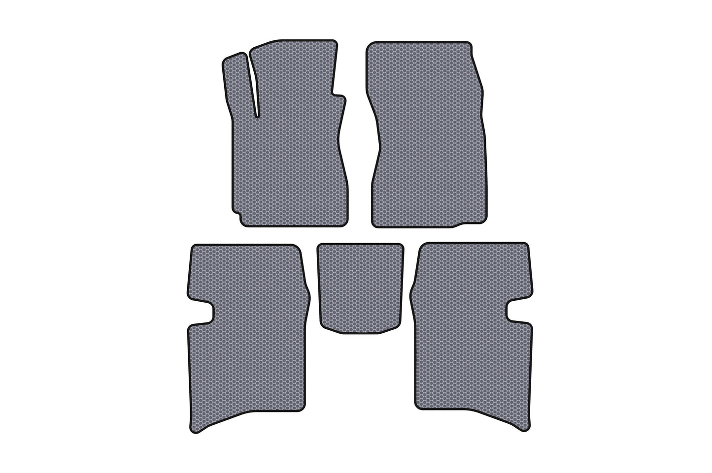 Rubber Floor Mats Carsuit (SD, Gray) for Geely MK 2006-2014 - image 1