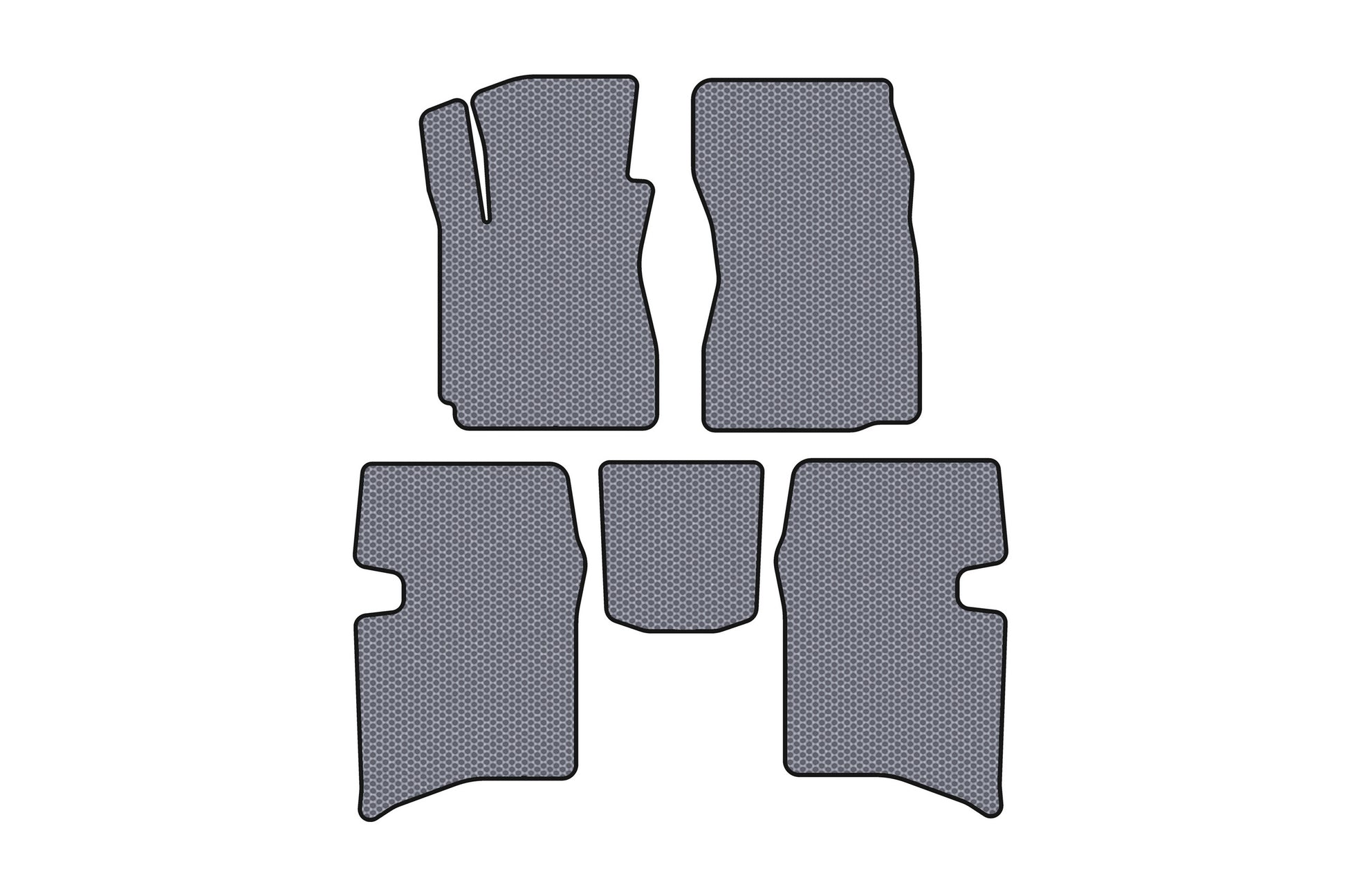 Rubber Floor Mats Carsuit (SD, Gray) for Geely MK 2006-2014 - image 1