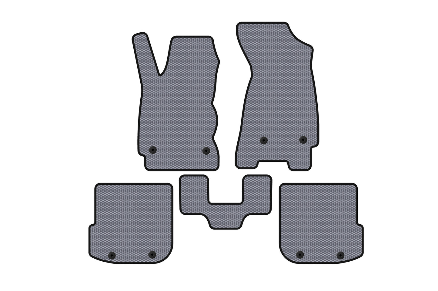 Rubber floor mats Carsuit (Avant, grey) for Audi A4 B5 1994-2001 - image 1