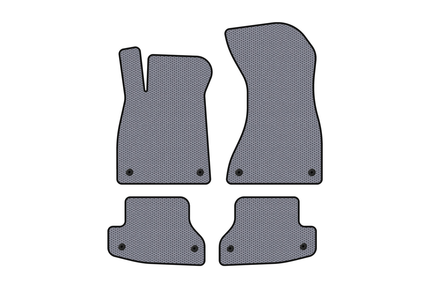Rubber Floor Mats Carsuit (Coupe, Grey) for Audi A5 2016-2025 - image 1