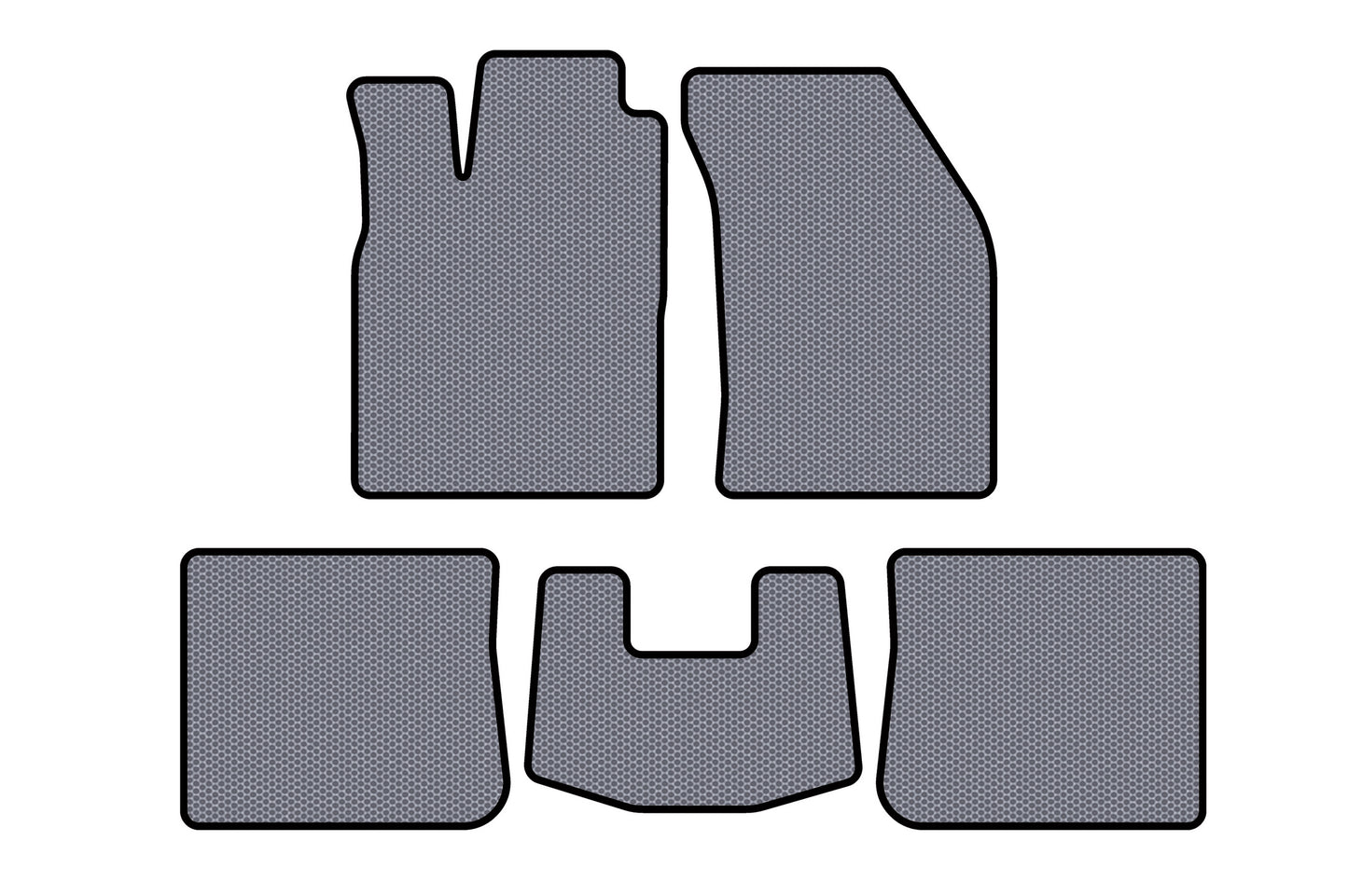 Rubber Floor Mats Carsuit (SD, Gray) for Chery Elara/Alia/Fora/A5 2006- - image 1