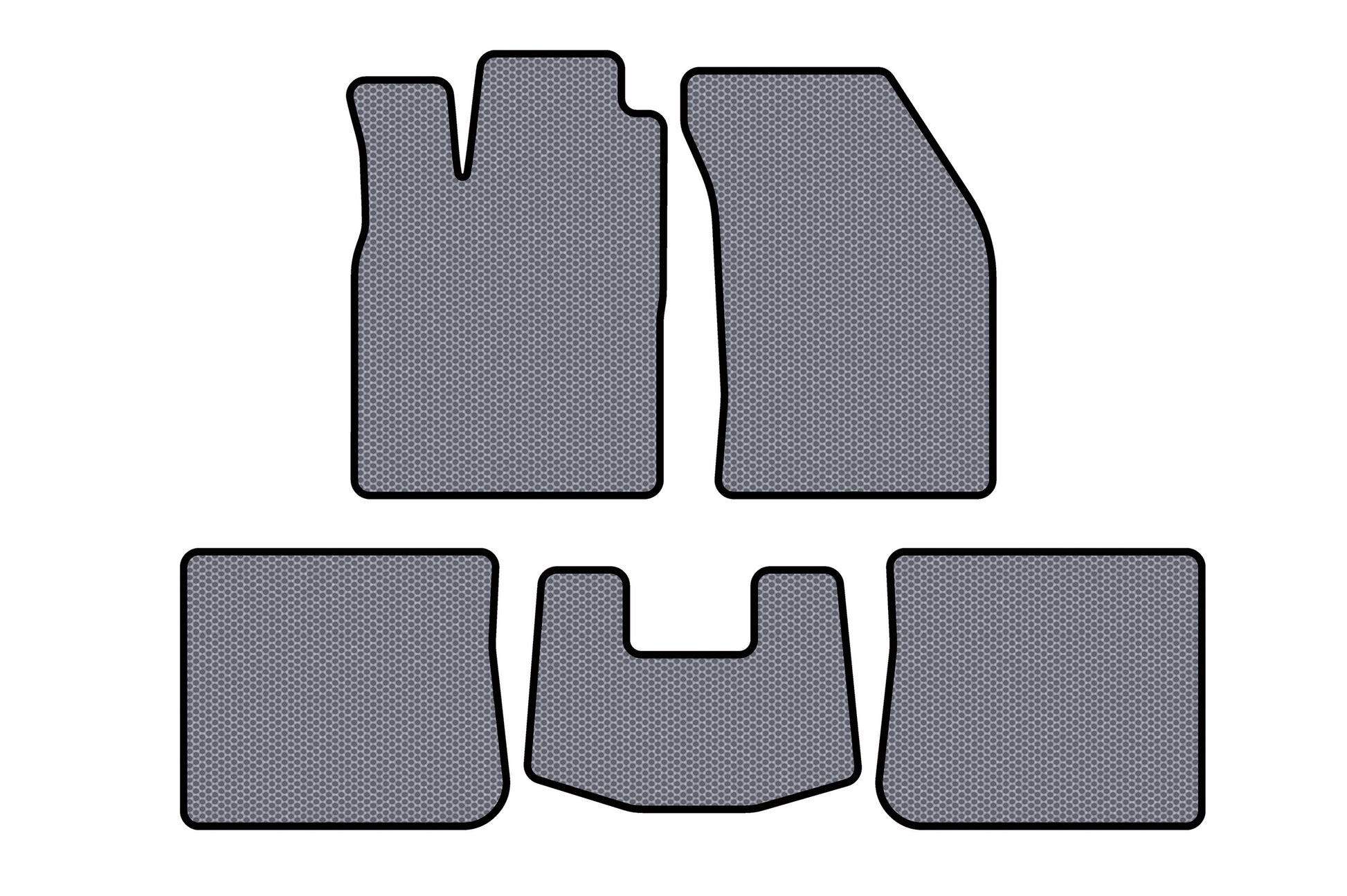 Rubber Floor Mats Carsuit (SD, Gray) for Chery Elara/Alia/Fora/A5 2006- - image 1