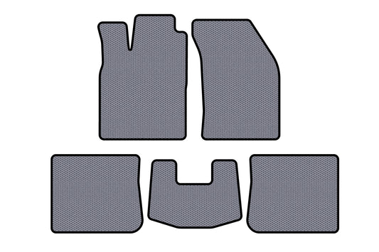 Rubber Floor Mats Carsuit (SD, Gray) for Chery Elara/Alia/Fora/A5 2006- - image 1