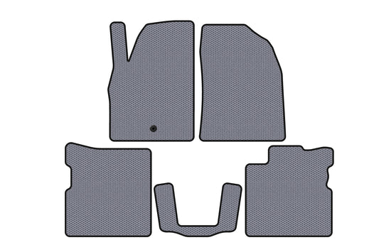 Rubber Floor Mats Carsuit (Gray) for Chevrolet HHR 2005-2011 - image 1