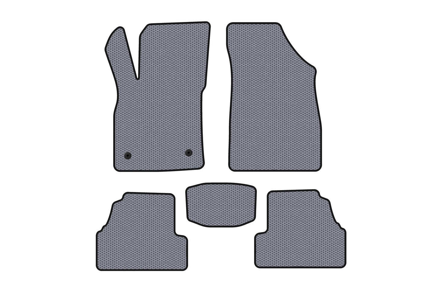 Rubber Floor Mats Carsuit (2019-2023, Gray) for Chevrolet Trax 2012-2023 - image 1