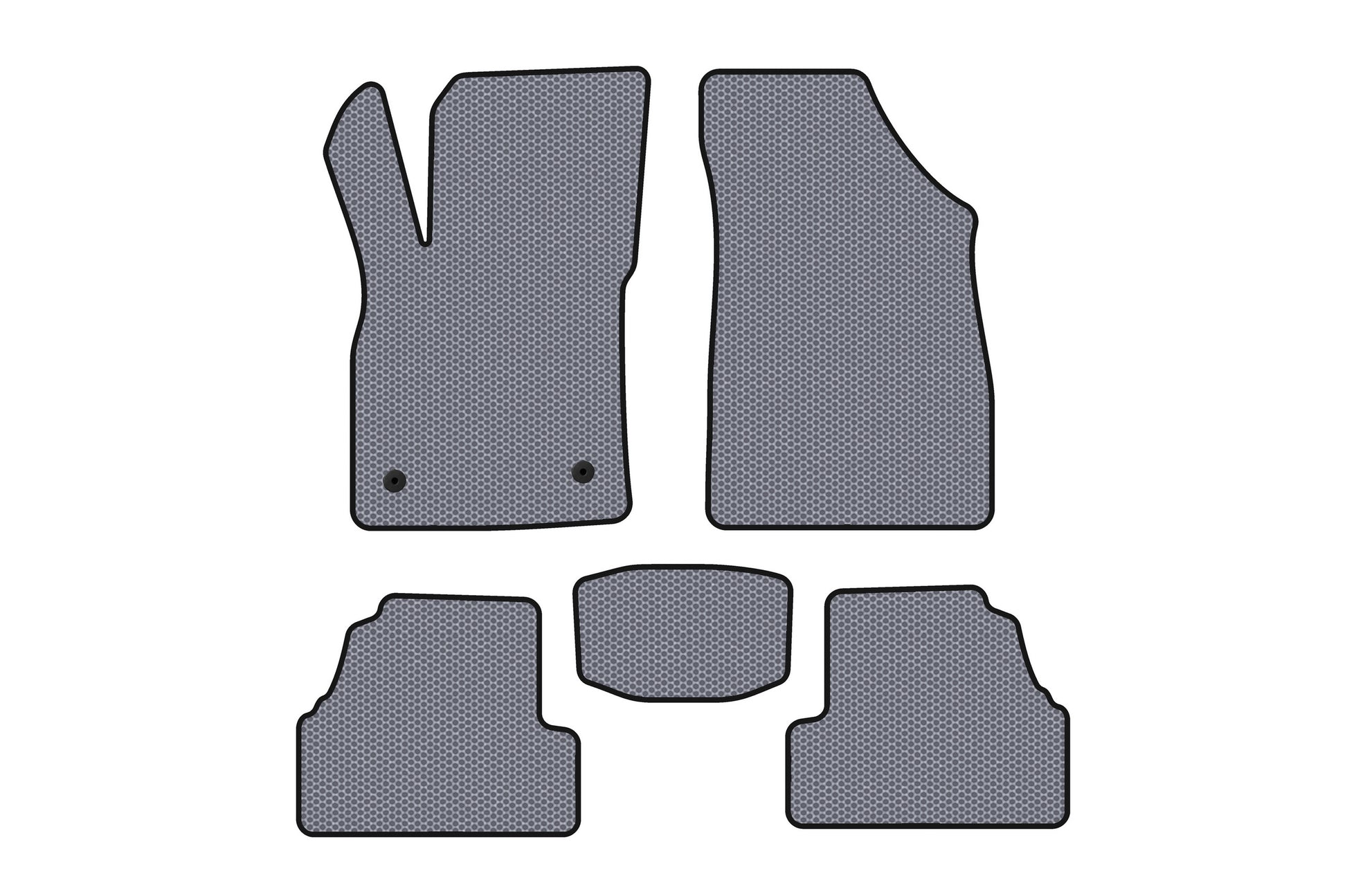 Rubber Floor Mats Carsuit (2019-2023, Gray) for Chevrolet Trax 2012-2023 - image 1