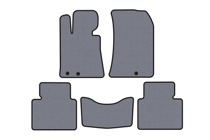 Rubber Floor Mats Carsuit (Gray) for Hyundai Genesis BH 2008-2013 - image 1