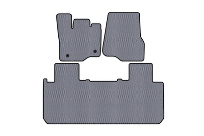Rubber Floor Mats Carsuit (Gray) for Ford F-150 2014-2021 - image 1