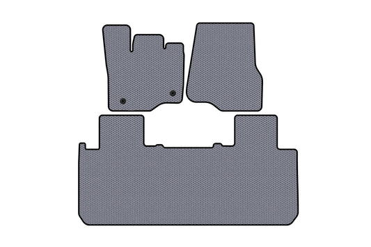 Rubber Floor Mats Carsuit (Gray) for Ford F-150 2014-2021 - image 1