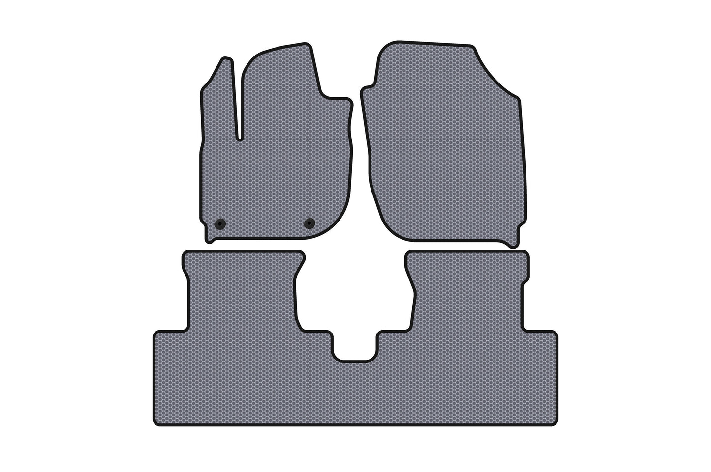 Rubber Floor Mats Carsuit (Electric, Gray) for Honda X-NV/Ciimo X-NV 2019- - image 1
