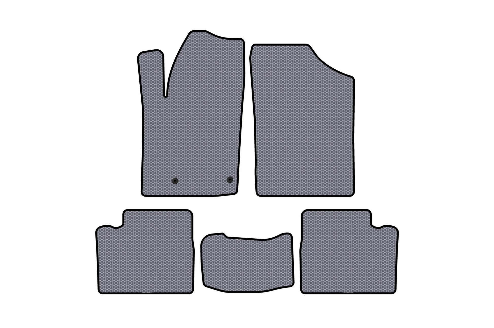 Rubber Floor Mats Carsuit (Gray) for Citroen Berlingo 1996-2008 - image 1