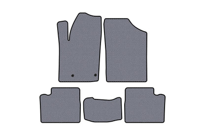 Rubber Floor Mats Carsuit (Gray) for Citroen Berlingo 1996-2008 - image 1