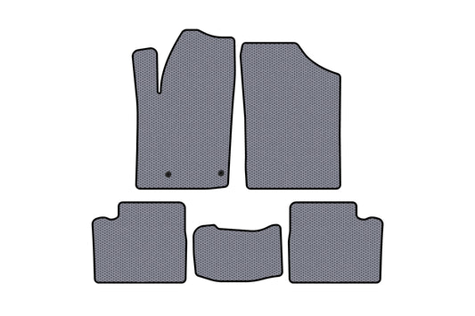 Rubber Floor Mats Carsuit (Gray) for Citroen Berlingo 1996-2008 - image 1