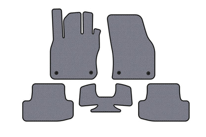 Rubber Floor Mats Carsuit (Gray) for Audi Q2 2016- - image 1