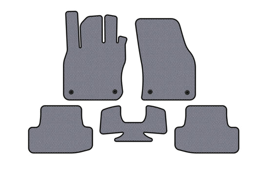 Rubber Floor Mats Carsuit (Gray) for Audi Q2 2016- - image 1