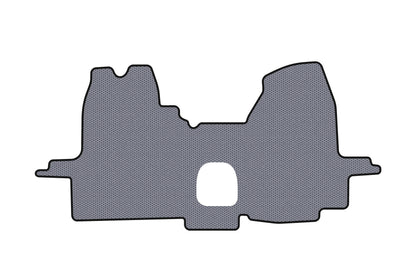 Rubber floor mats Carsuit (2000-2006, gray) for Ford Transit 2000-2014 - image 1