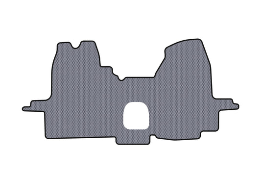 Rubber floor mats Carsuit (2000-2006, gray) for Ford Transit 2000-2014 - image 1