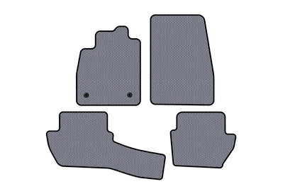 Rubber Floor Mats Carsuit (Gray) for Ford Fiesta 2017- - image 1