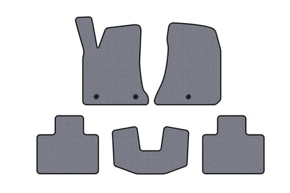 Rubber Floor Mats Carsuit (2015-2023, SD, gray) for Dodge Charger 2010-2023 - image 1