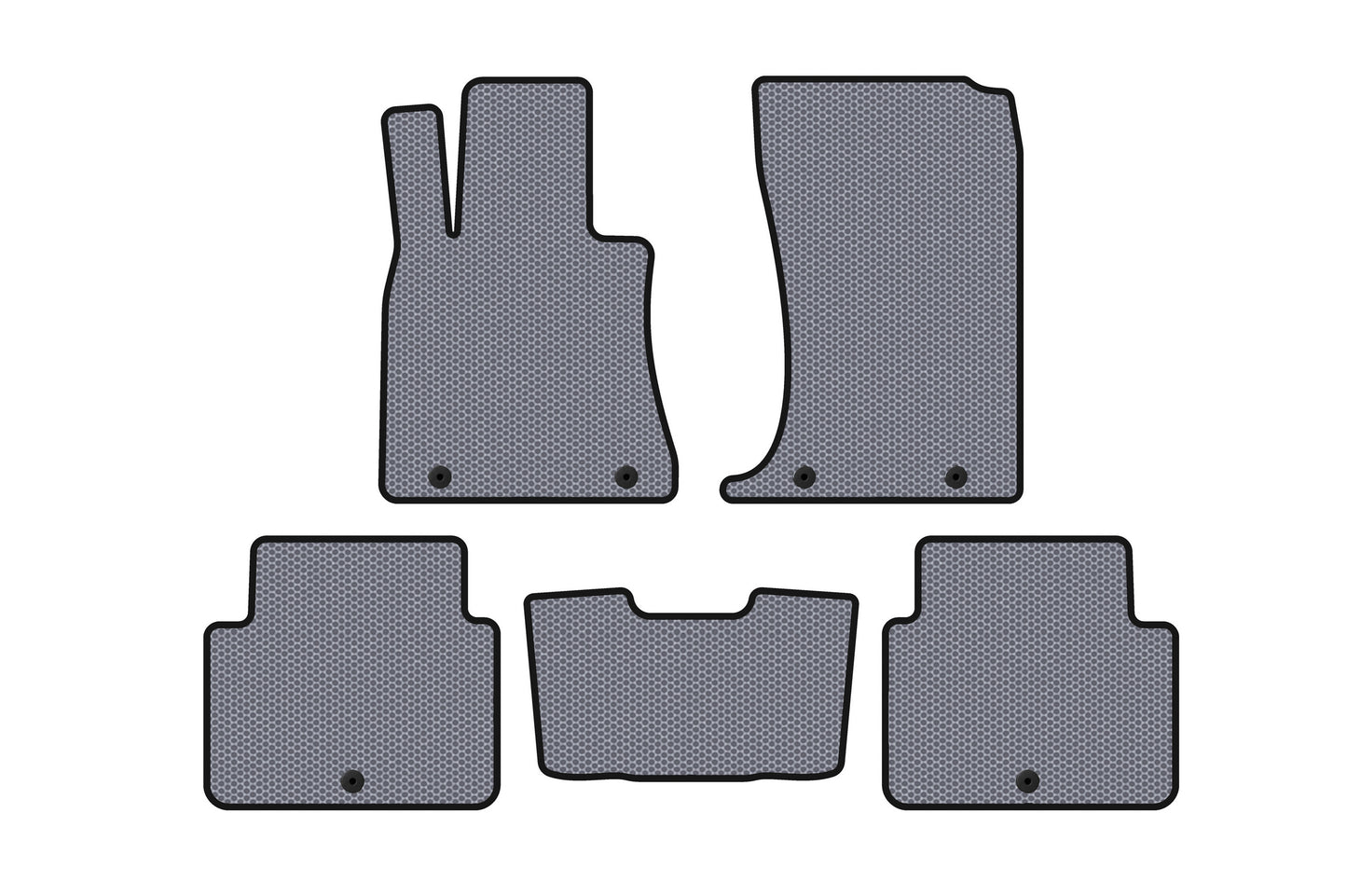 Rubber Floor Mats Carsuit (SD, Gray) for Hyundai Genesis DH 2013-2016 - image 1