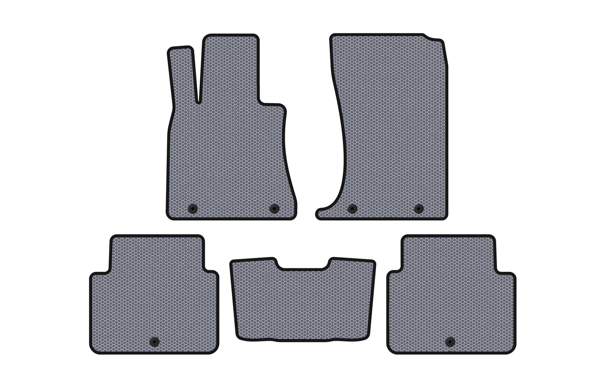 Rubber Floor Mats Carsuit (SD, Gray) for Hyundai Genesis DH 2013-2016 - image 1