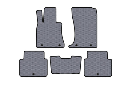 Rubber Floor Mats Carsuit (SD, Gray) for Hyundai Genesis DH 2013-2016 - image 1
