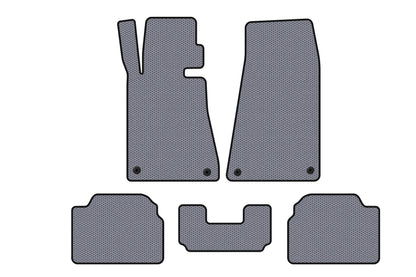 Rubber Floor Mats Carsuit (Gray) for BMW 5 Series E34 1988-1995 - image 1