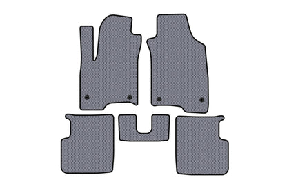 Rubber Floor Mats Carsuit (Gray) for Fiat Panda 2011-2023 - image 1