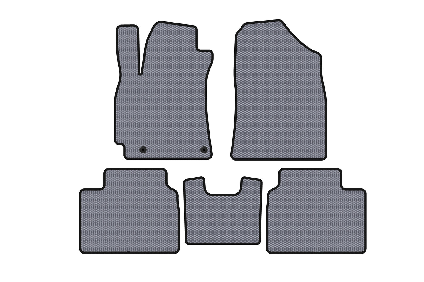 Rubber Floor Mats Carsuit (SD, Gray) for Hyundai Elantra (CN7) 2020- - image 1