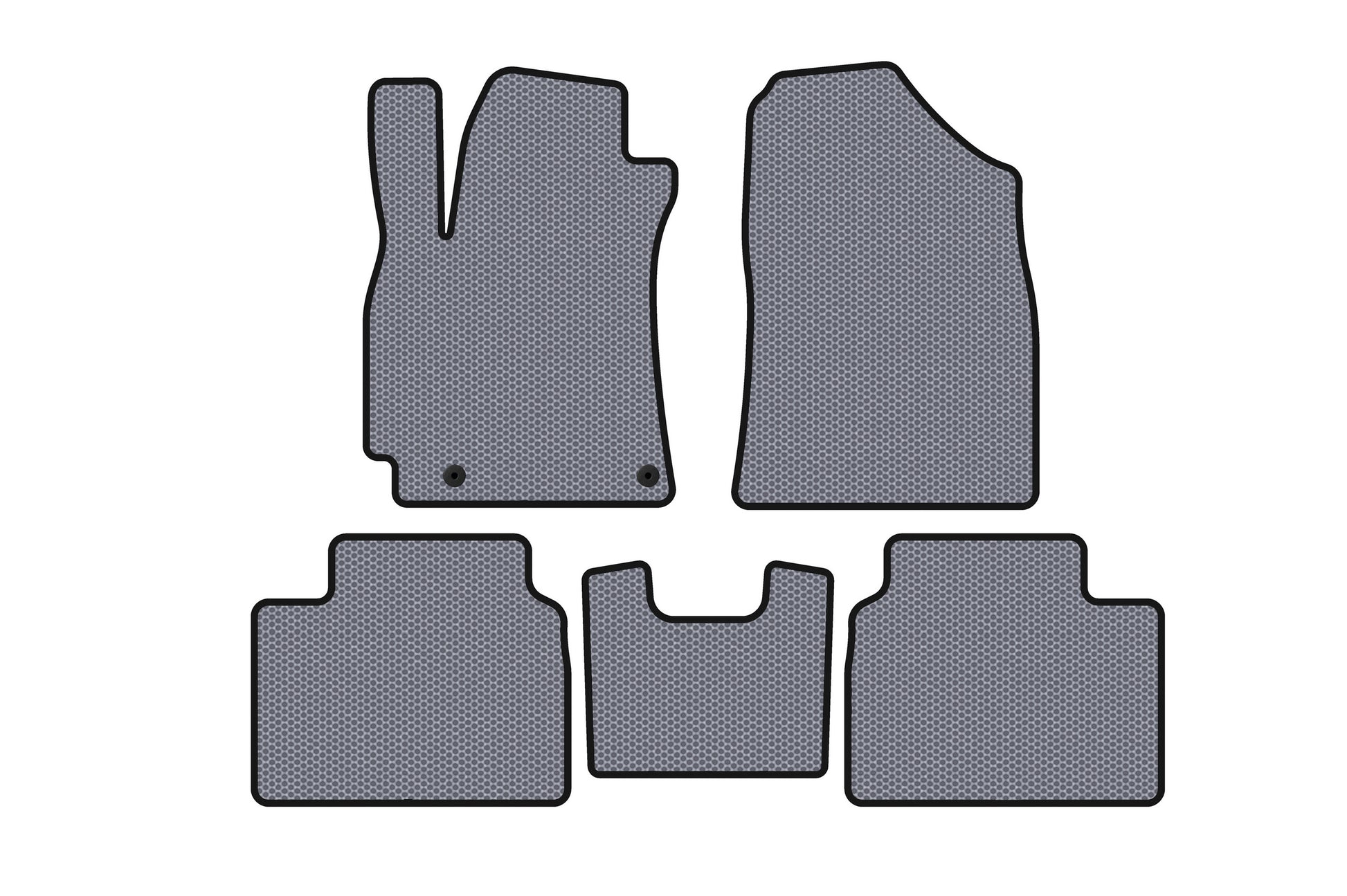 Rubber Floor Mats Carsuit (SD, Gray) for Hyundai Elantra (CN7) 2020- - image 1
