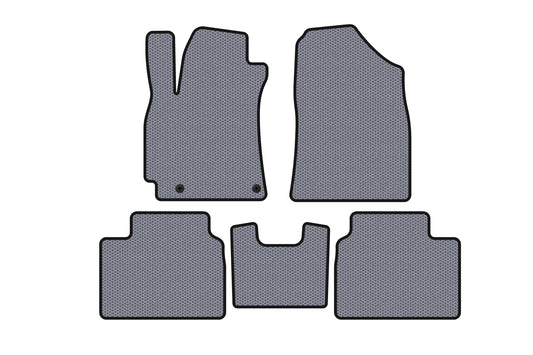 Rubber Floor Mats Carsuit (SD, Gray) for Hyundai Elantra (CN7) 2020- - image 1