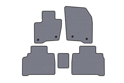 Rubber Floor Mats Carsuit (HB, Grey) for Ford Galaxy 2015- - image 1