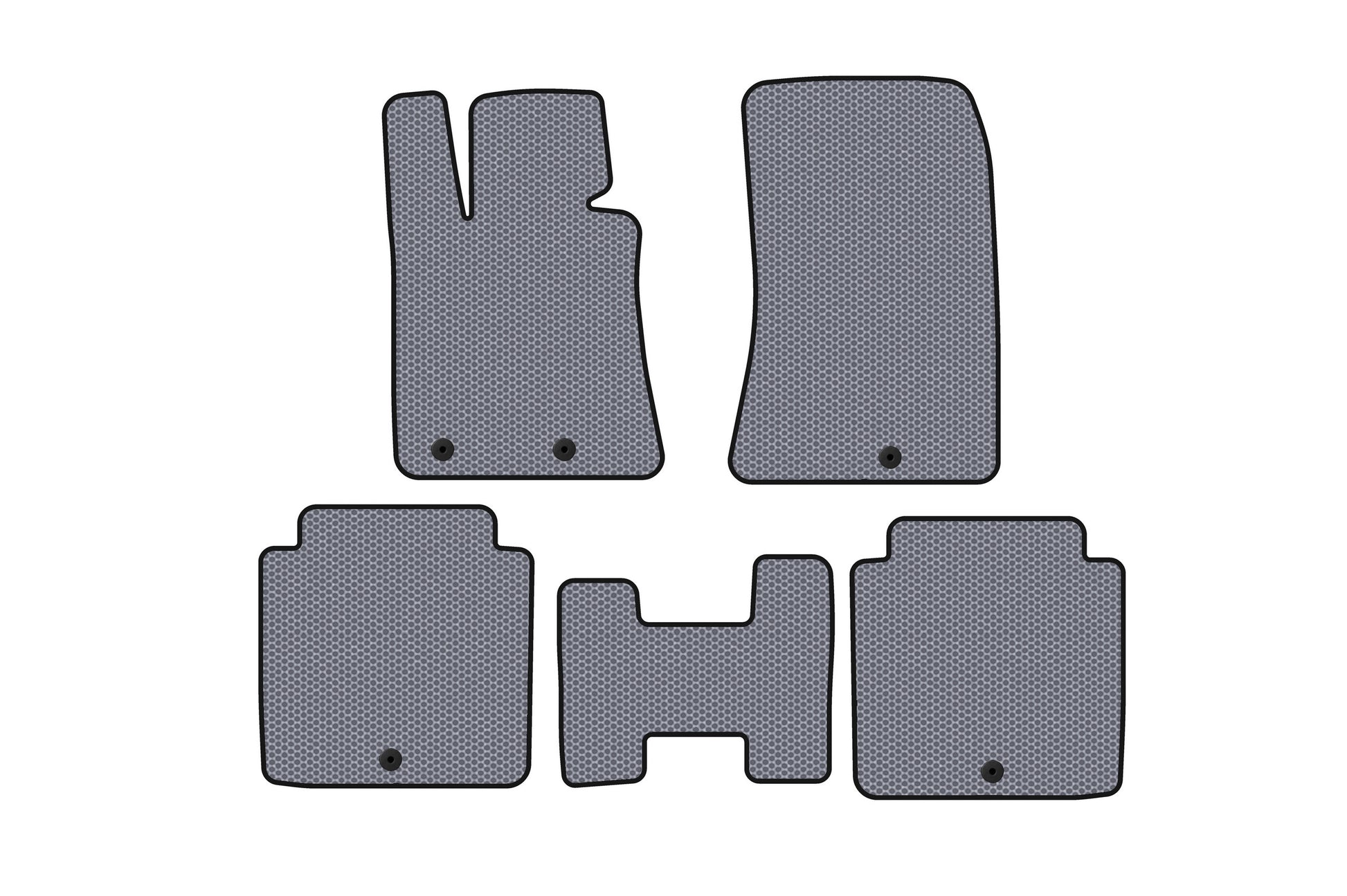 Rubber Floor Mats Carsuit (Gray) for Hyundai Equus 2009-2016 - image 1
