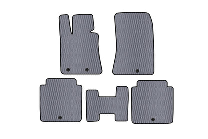Rubber Floor Mats Carsuit (Gray) for Hyundai Equus 2009-2016 - image 1