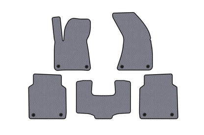 Rubber floor mats Carsuit (Long, grey) for Audi A8 2010-2018 - image 1