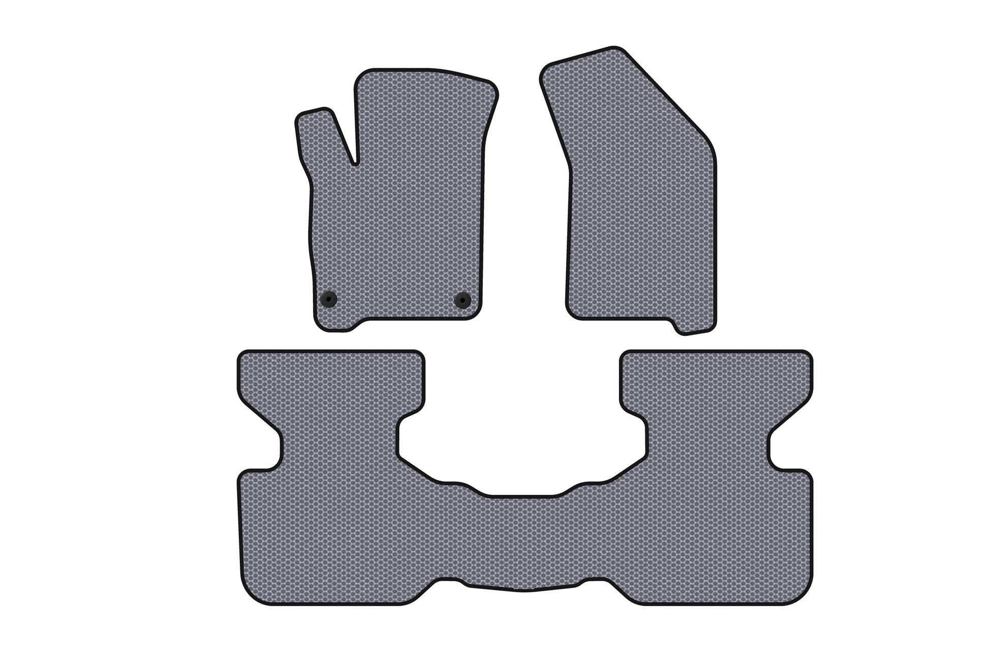 Rubber floor mats Carsuit (2011-2016, gray) for Fiat Freemont 2011-2016 - image 1
