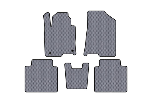 Rubber Floor Mats Carsuit (SD, Gray) for Hyundai Grandeur 2017- - image 1