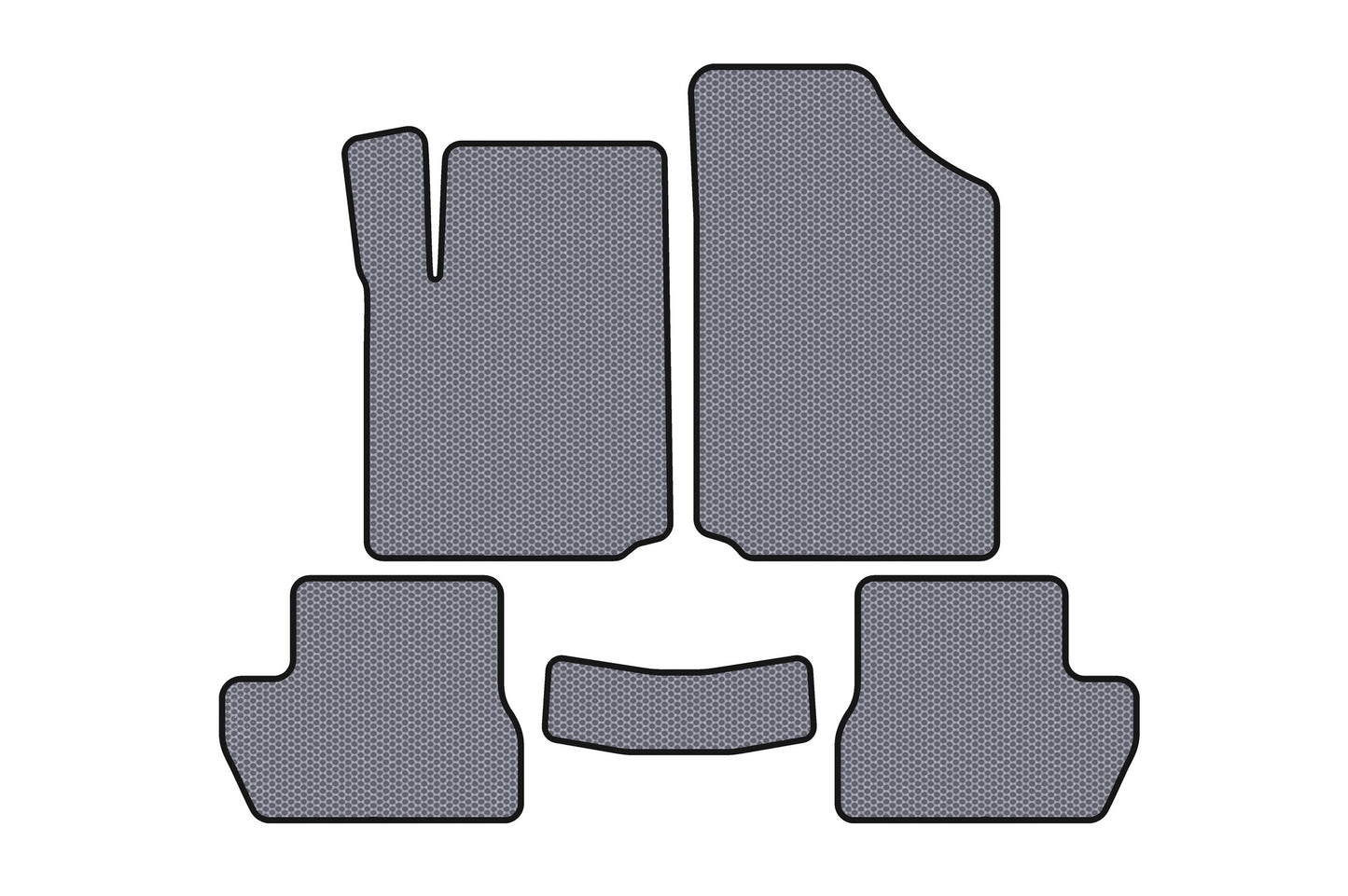 Rubber Floor Mats Carsuit (Gray) for Citroen C-2 2003-2009 - image 1