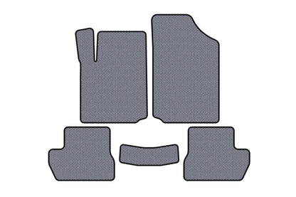 Rubber Floor Mats Carsuit (Gray) for Citroen C-2 2003-2009 - image 1