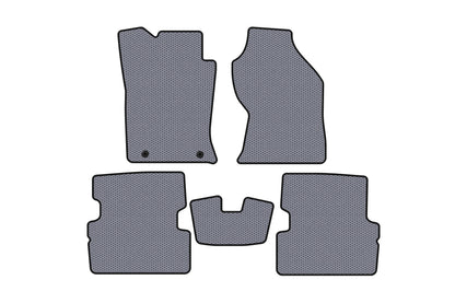 Rubber floor mats Carsuit (2001-2005, SW, gray) for Ford Focus I 1998-2005 - image 1