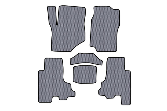 Rubber Floor Mats Carsuit (Gray) for Chevrolet Trailblazer 2002-2012 - image 1