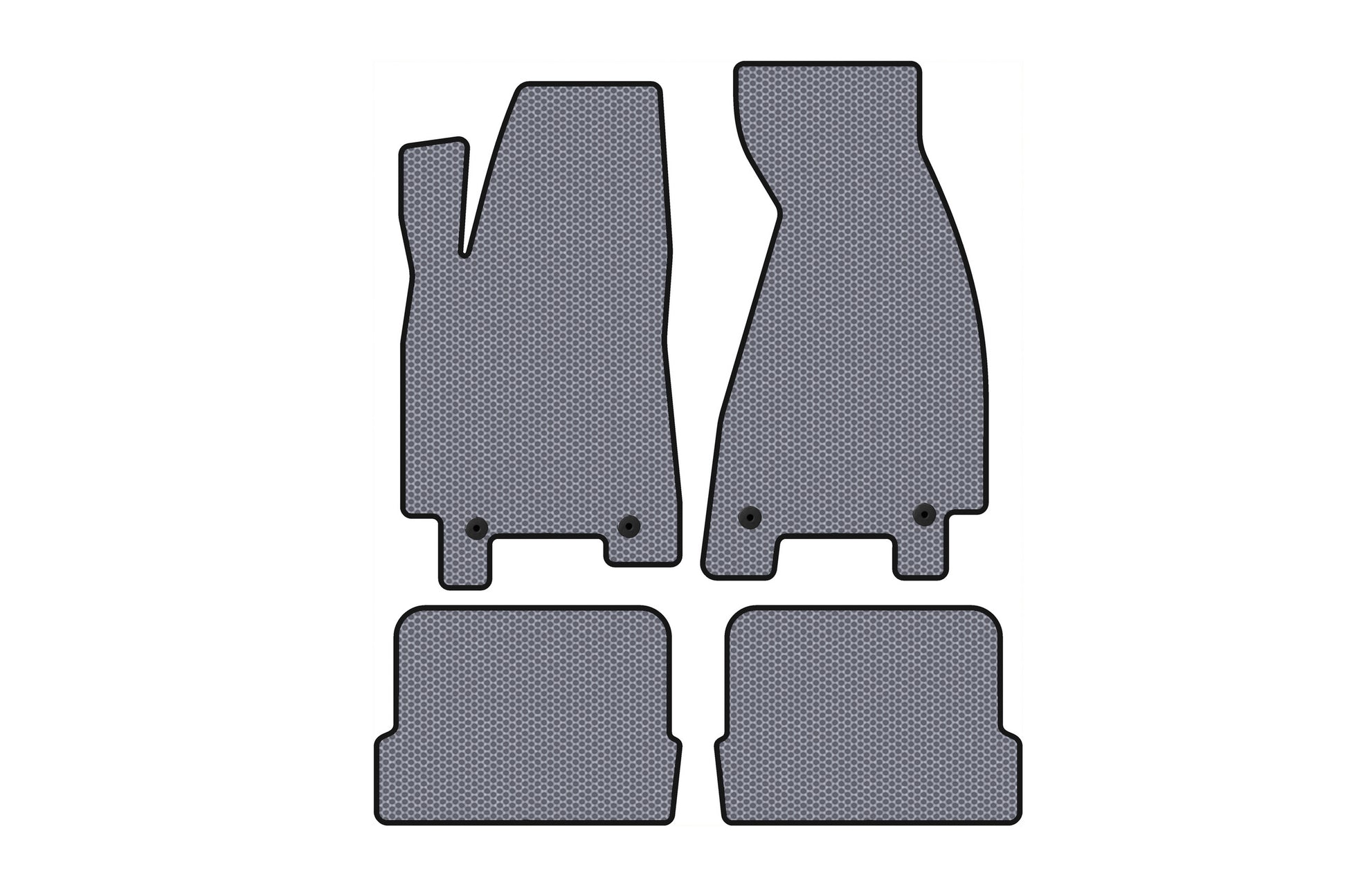 Rubber Floor Mats Carsuit (1991-1996, Coupe, Gray) for Audi 80/90 1987-1996 - image 1