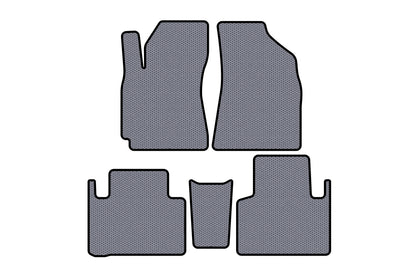 Rubber Floor Mats Carsuit (Gray) for Geely Emgrand X7 2011- - image 1