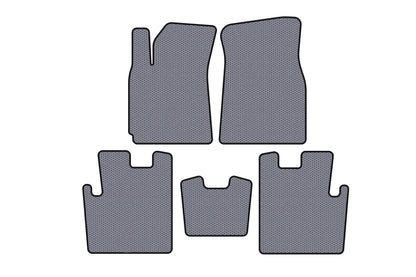Rubber Floor Mats Carsuit (2009-2013, Gray) for Chery Tiggo 1 2005-2016 - image 1