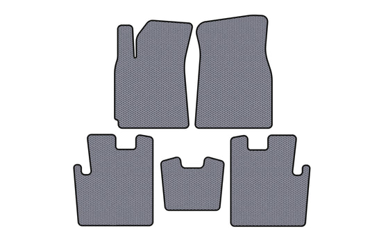 Rubber Floor Mats Carsuit (2009-2013, Gray) for Chery Tiggo 1 2005-2016 - image 1