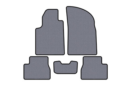 Rubber Floor Mats Carsuit (Gray) for Citroen C-3 2002-2009 - image 1