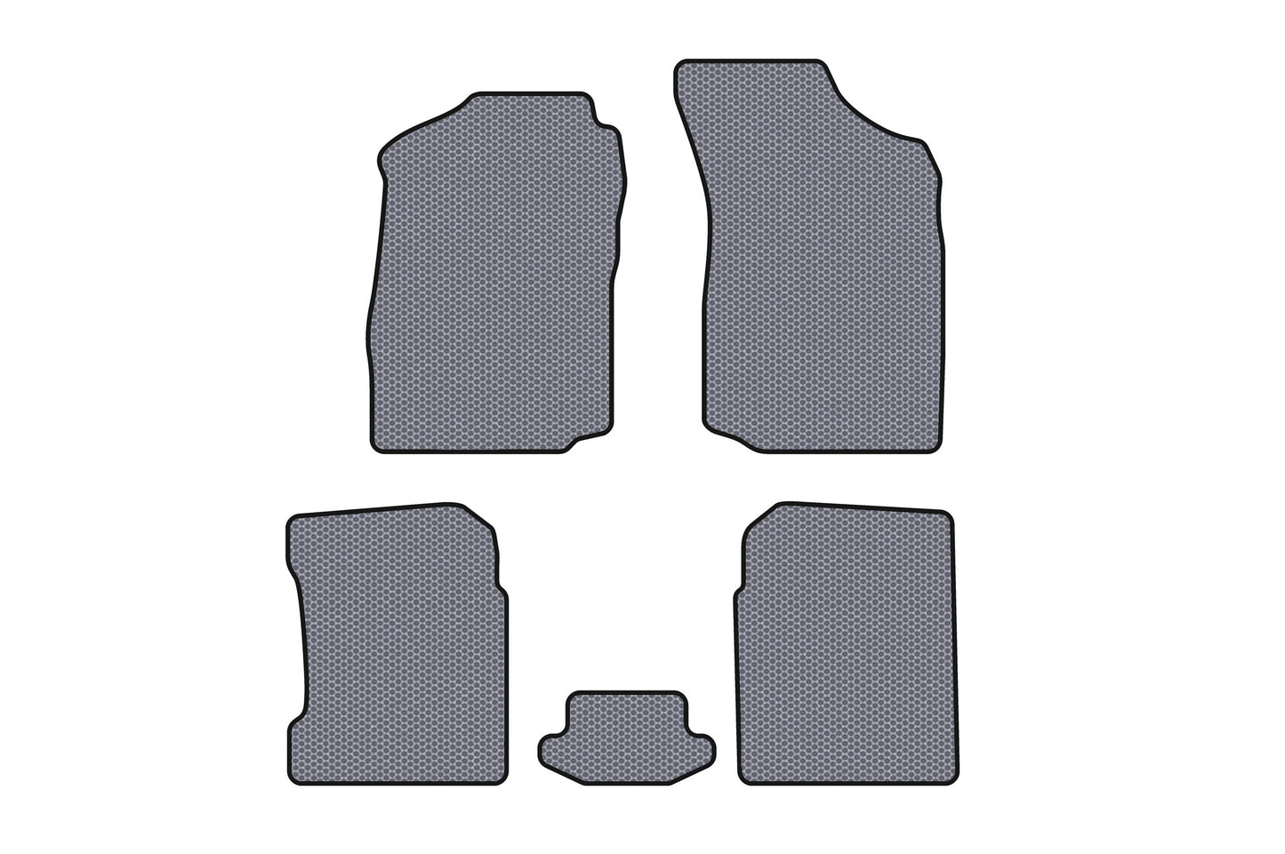 Rubber Floor Mats Carsuit (Gray) for Chery Amulet 2003-2014 - image 1