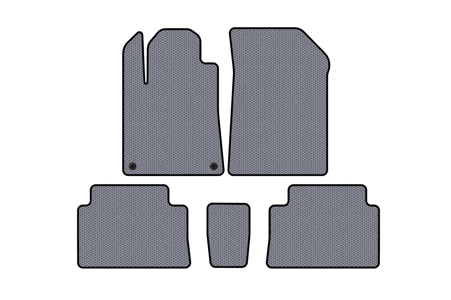 Rubber Floor Mats Carsuit (Gray) for Citroen C-5 2001-2008 - image 1
