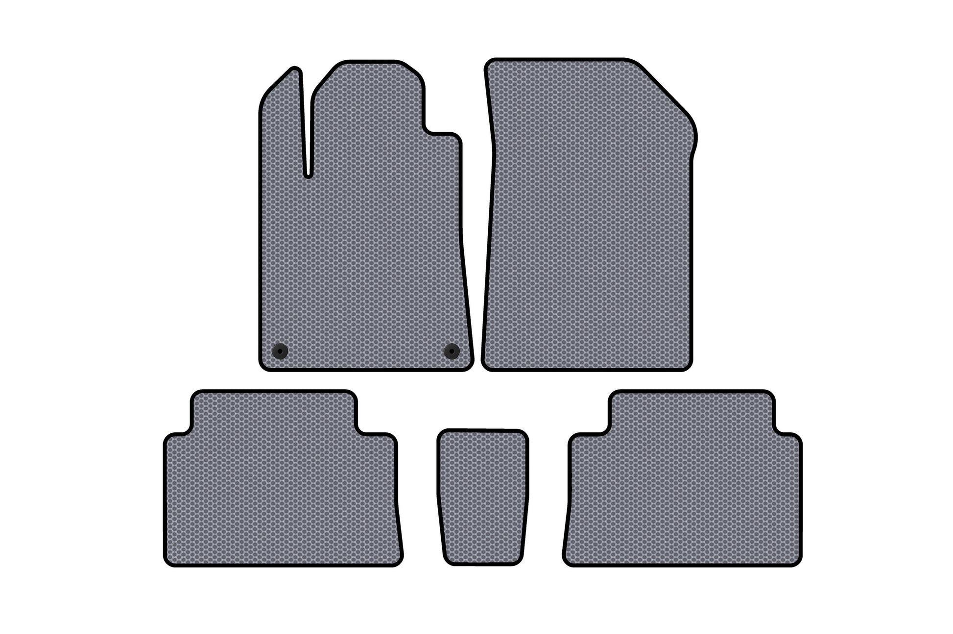 Rubber Floor Mats Carsuit (Gray) for Citroen C-5 2001-2008 - image 1